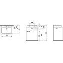 Umywalka Pro S 60x46,5 H8169630001041 Laufen Umywalka Pro S 60x46,5 H8169630001041 Laufen