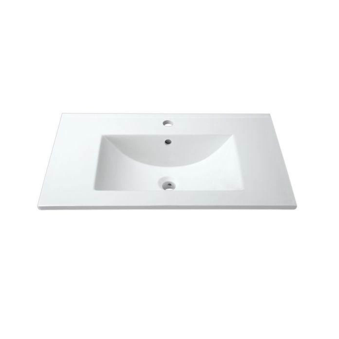 Umywalka Wpuszczana w Blat Plan 80 cm L1724 Defra Umywalka Wpuszczana w Blat Plan 80 cm L1724 Defra