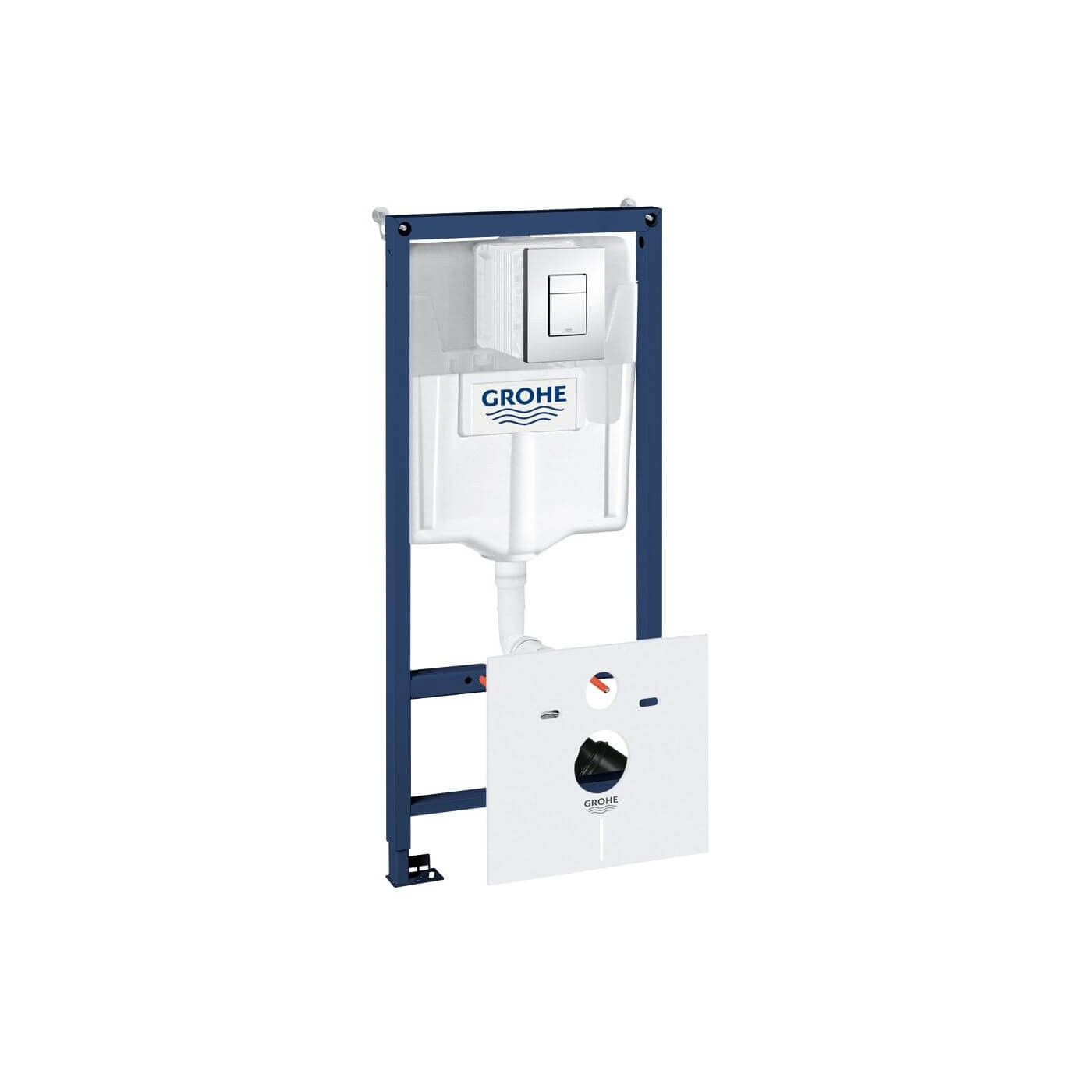 Zestaw Podtynkowy WC Rapid SL 5w1 Stelaż + Przycisk + System Fresh + Kątowniki + Mata 38827000 Grohe Zestaw Podtynkowy WC Rapid SL 5w1 Stelaż + Przycisk + System Fresh + Kątowniki + Mata 38827000 Grohe