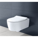 Miska WC Wisząca Bezkołnierzowa Avento 53x37 Z Deską Wolnoopadającą Slim 5656RS01 Villeroy&Boch Miska WC Wisząca Bezkołnierzowa Avento 53x37 Z Deską Wolnoopadającą Slim 5656RS01 Villeroy&Boch