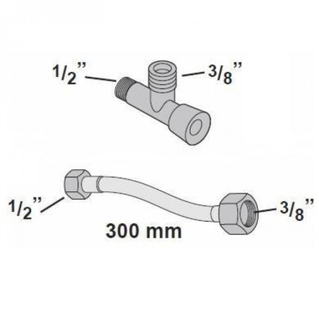 Zestaw Przyłączeniowy Do Deski ViClean V9901900 Villeroy&Boch