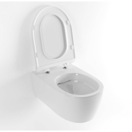 Miska WC Bezrantowa Z Deską Wolnoopadającą Doto Pure-Rim 48 CEEX.1404.485.WH Excellent
