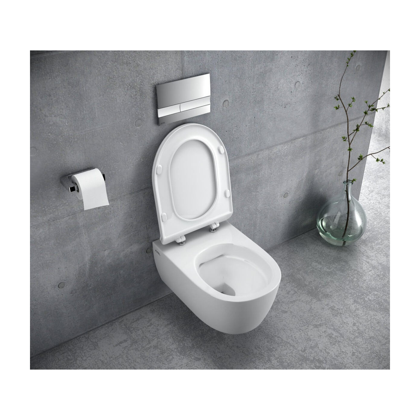Miska WC Bezrantowa Z Deską Wolnoopadającą Doto Pure-Rim 48 CEEX.1404.485.WH Excellent Miska WC Bezrantowa Z Deską Wolnoopadającą Doto Pure-Rim 48 CEEX.1404.485.WH Excellent