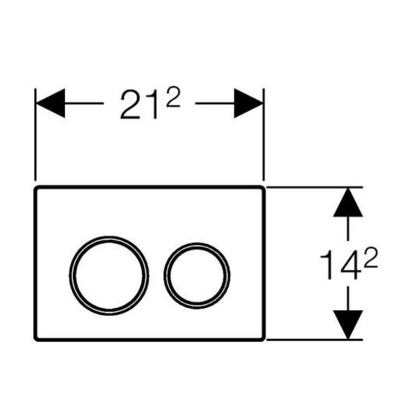 Przycisk Omega 20 Biały Chrom 115.085.KJ.1 Geberit Przycisk Omega 20 Biały Chrom 115.085.KJ.1 Geberit