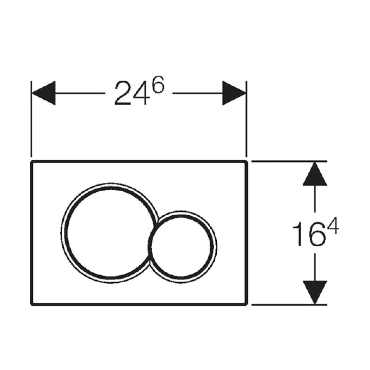Przycisk Sigma 01 Chrom Poler 115.770.21.5 Geberit Przycisk Sigma 01 Chrom Poler 115.770.21.5 Geberit