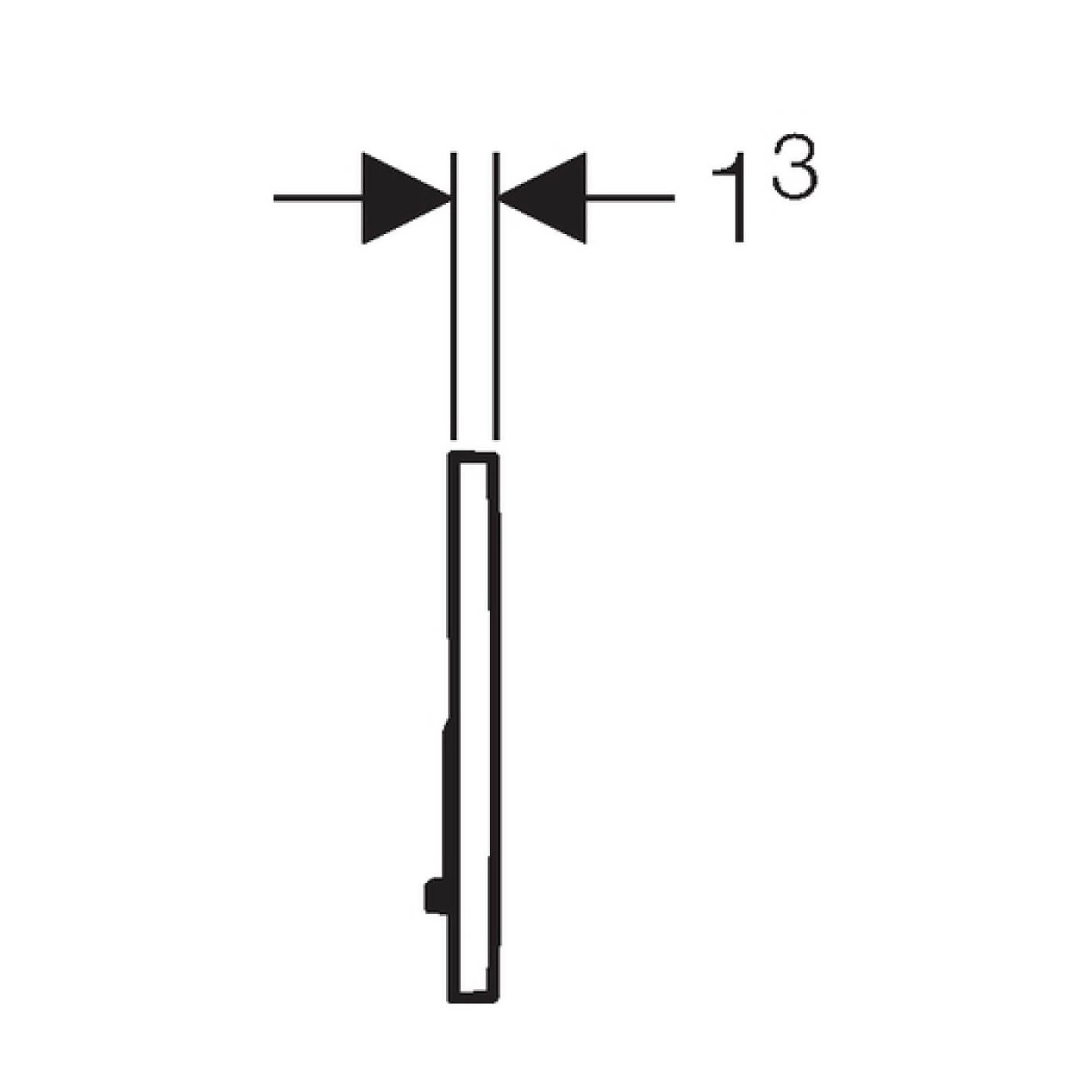 Przycisk Sigma 01 Chrom Poler 115.770.21.5 Geberit Przycisk Sigma 01 Chrom Poler 115.770.21.5 Geberit