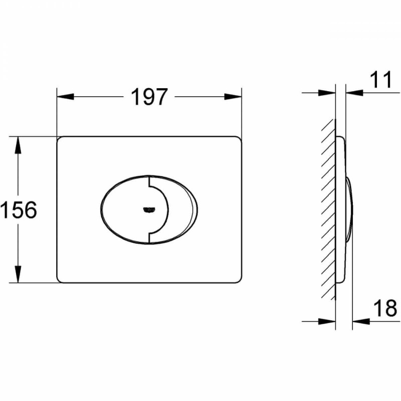 Przycisk Uruchamiający Do WC Skate Air Biel Alpejska 38506SH0 Grohe Przycisk Uruchamiający Do WC Skate Air Biel Alpejska 38506SH0 Grohe