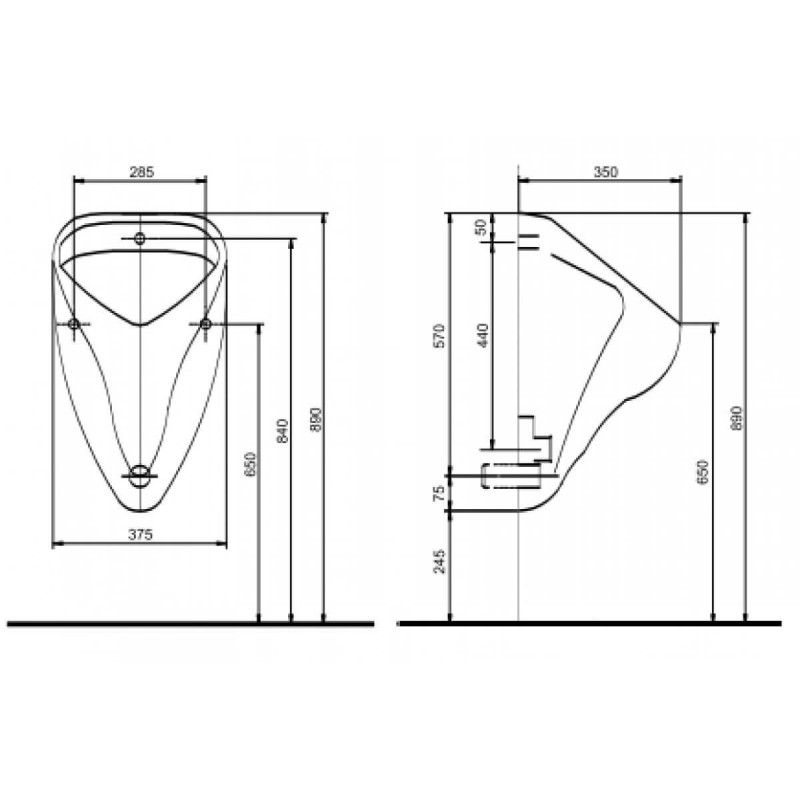 Pisuar Alex Nova Top Dopływ Z Tyłu Odpływ Poziomy 502.915.00.1 Geberit Pisuar Alex Nova Top Dopływ Z Tyłu Odpływ Poziomy 502.915.00.1 Geberit