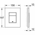 Przycisk Skate Cosmopolitan Biały 38732SH0 Grohe Przycisk Skate Cosmopolitan Biały 38732SH0 Grohe