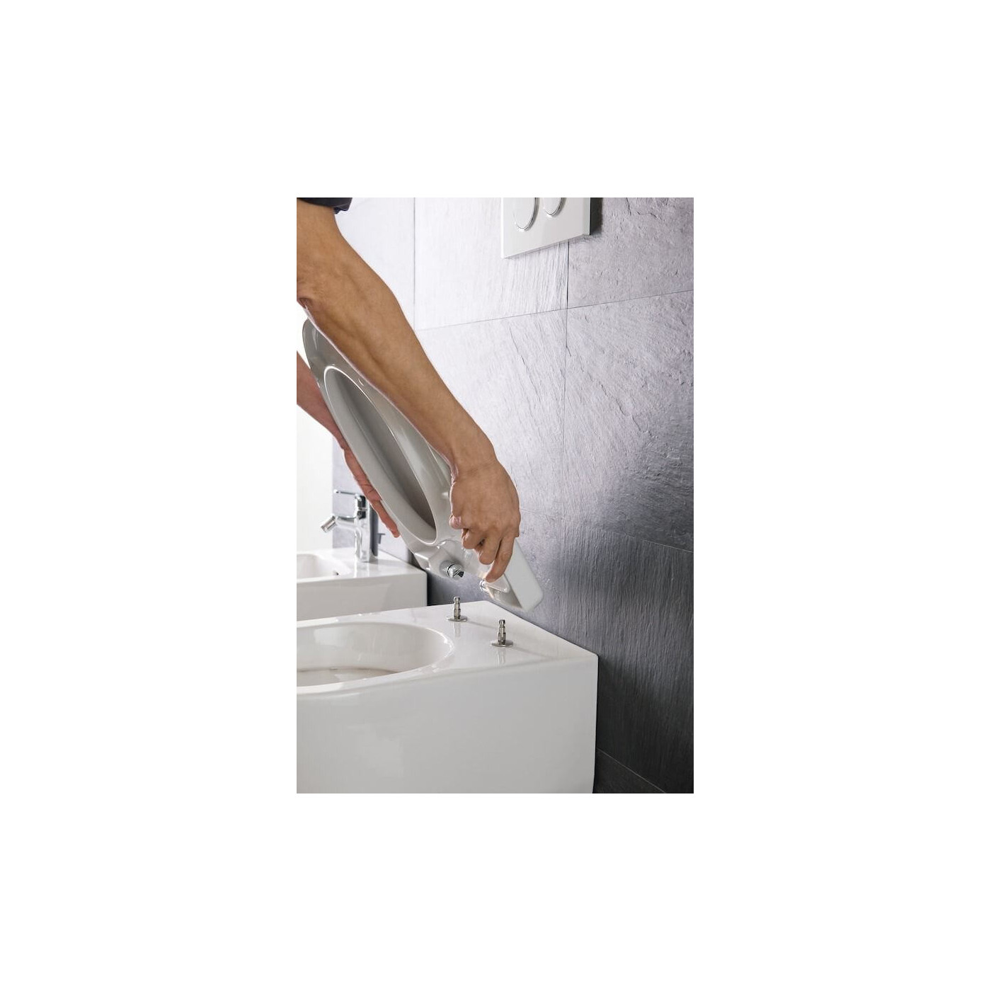 Deska WC Slim Wolnoopadająca Pro A Biały H8989660000001 Laufen Deska WC Slim Wolnoopadająca Pro A Biały H8989660000001 Laufen