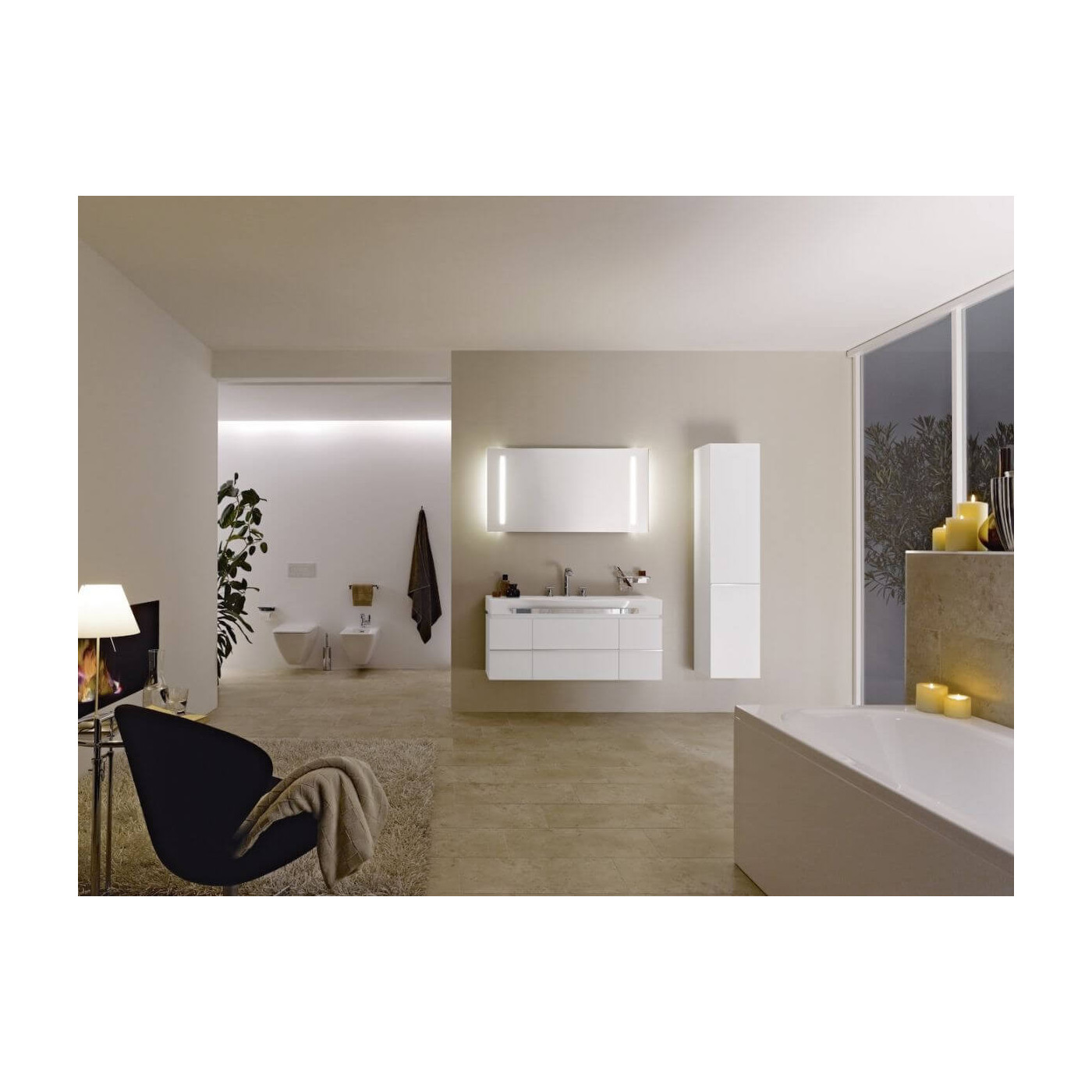 Umywalka Palace 120x51 Z Relingiem ZO H8127040001041 Laufen Umywalka Palace 120x51 Z Relingiem ZO H8127040001041 Laufen