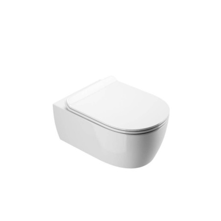 Miska WC Bezrantowa Z Deską Wolnoopadającą Doto Pure-Rim 54 CEEX.1404.545.WH Excellent