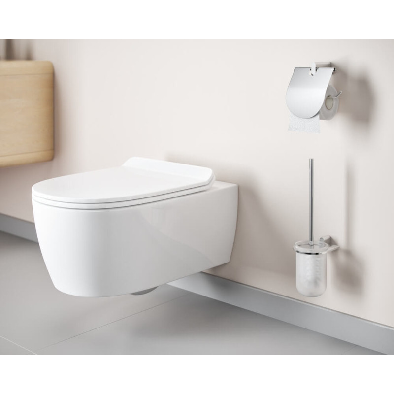Miska WC Bezrantowa Z Deską Wolnoopadającą Doto Pure-Rim 54 CEEX.1404.545.WH Excellent Miska WC Bezrantowa Z Deską Wolnoopadającą Doto Pure-Rim 54 CEEX.1404.545.WH Excellent
