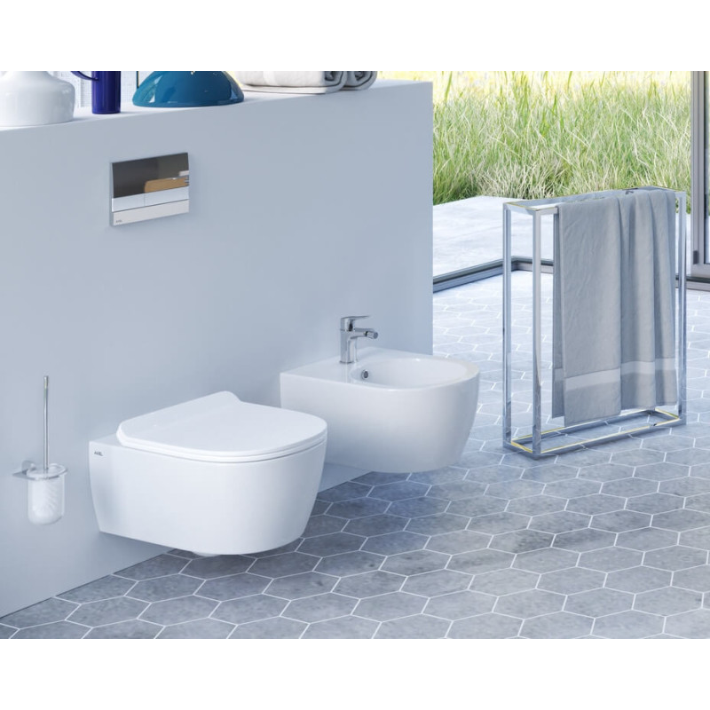 Miska WC Bezrantowa Z Deską Wolnoopadającą Doto Pure-Rim 54 CEEX.1404.545.WH Excellent Miska WC Bezrantowa Z Deską Wolnoopadającą Doto Pure-Rim 54 CEEX.1404.545.WH Excellent