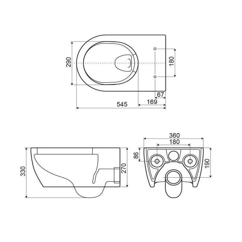 Miska WC Bezrantowa Z Deską Wolnoopadającą Doto Pure-Rim 54 CEEX.1404.545.WH Excellent Miska WC Bezrantowa Z Deską Wolnoopadającą Doto Pure-Rim 54 CEEX.1404.545.WH Excellent