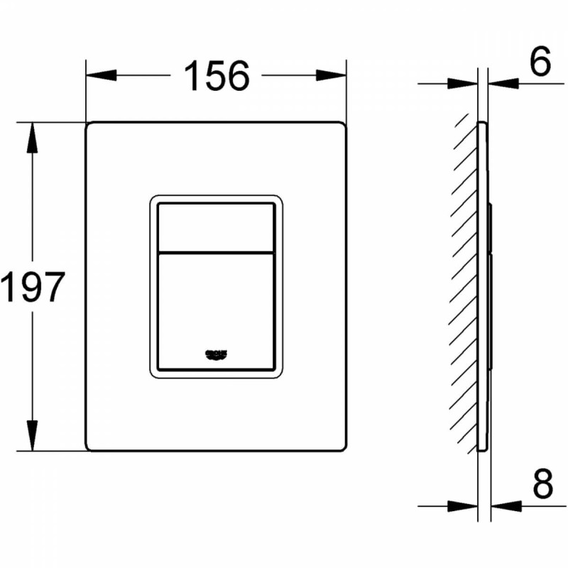 Przycisk Uruchamiający Ze Szklaną Płytką Skate Cosmopolitan Szkło Lustrzane 389160A0 Grohe Przycisk Uruchamiający Ze Szklaną Płytką Skate Cosmopolitan Szkło Lustrzane 389160A0 Grohe