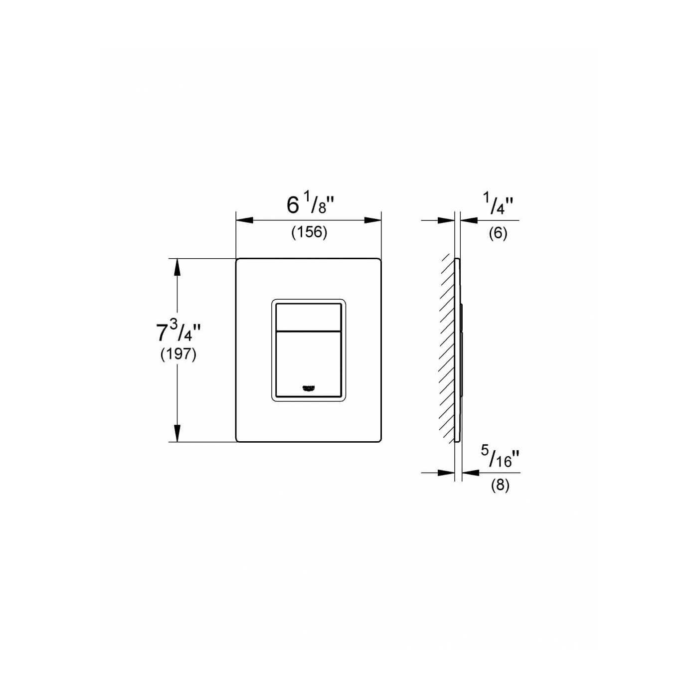 Przycisk Uruchamiający Ze Szklaną Płytką Skate Cosmopolitan Moon White 38845LS0 Grohe Przycisk Uruchamiający Ze Szklaną Płytką Skate Cosmopolitan Moon White 38845LS0 Grohe