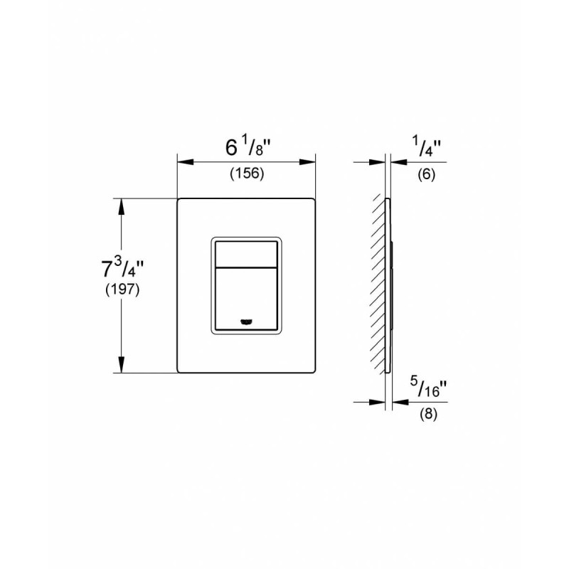 Przycisk Uruchamiający Ze Szklaną Płytką Skate Cosmopolitan Moon White 38845LS0 Grohe Przycisk Uruchamiający Ze Szklaną Płytką Skate Cosmopolitan Moon White 38845LS0 Grohe
