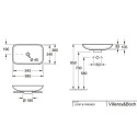 Umywalka Nablatowa Loop&Friends 58,5x38 51540001 Villeroy&Boch Umywalka Nablatowa Loop&Friends 58,5x38 51540001 Villeroy&Boch