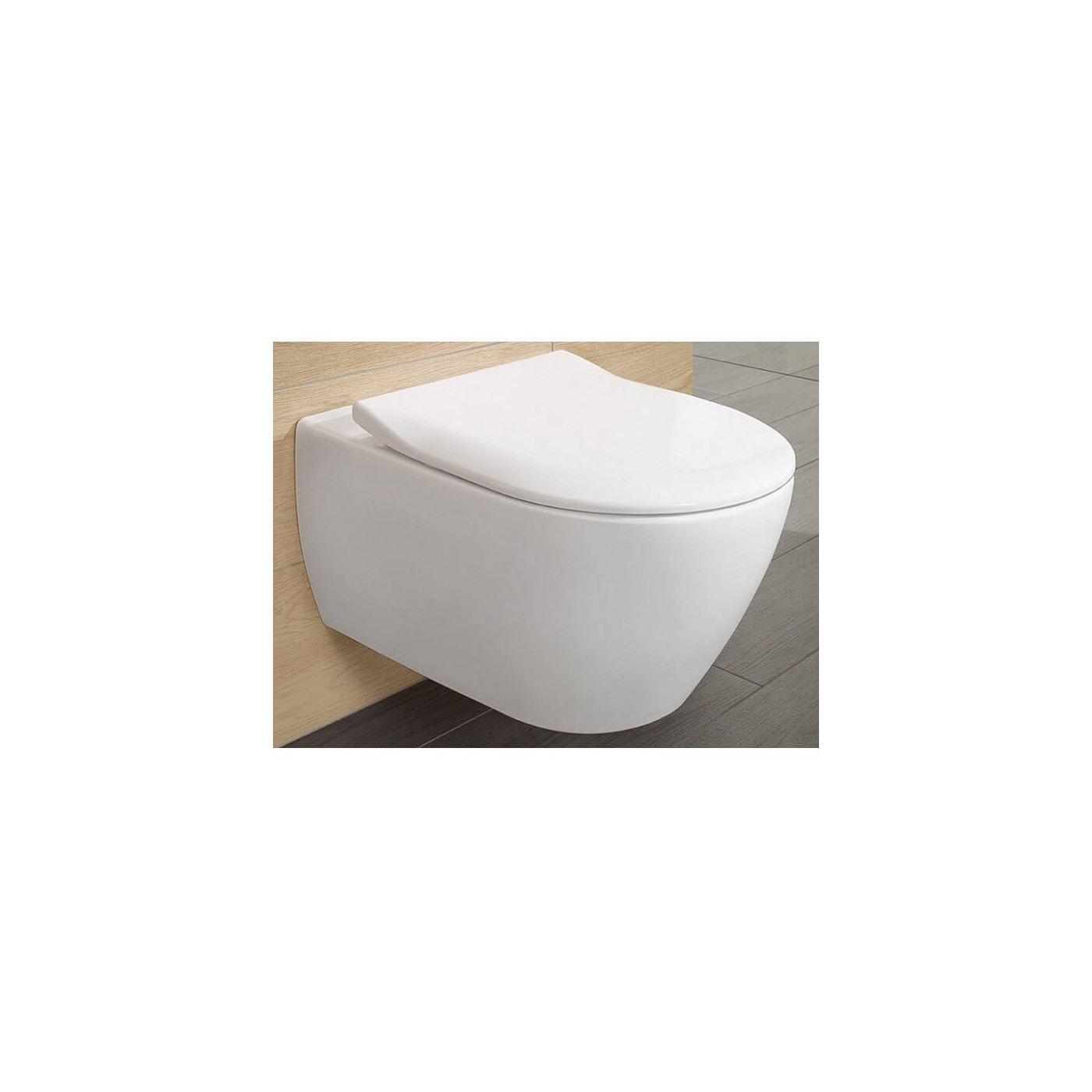 Miska WC Wisząca Bezrantowa Subway 2.0 CombiPack 56,5x37 Z Deską 5614R201 Villeroy&Boch Miska WC Wisząca Bezrantowa Subway 2.0 CombiPack 56,5x37 Z Deską 5614R201 Villeroy&Boch