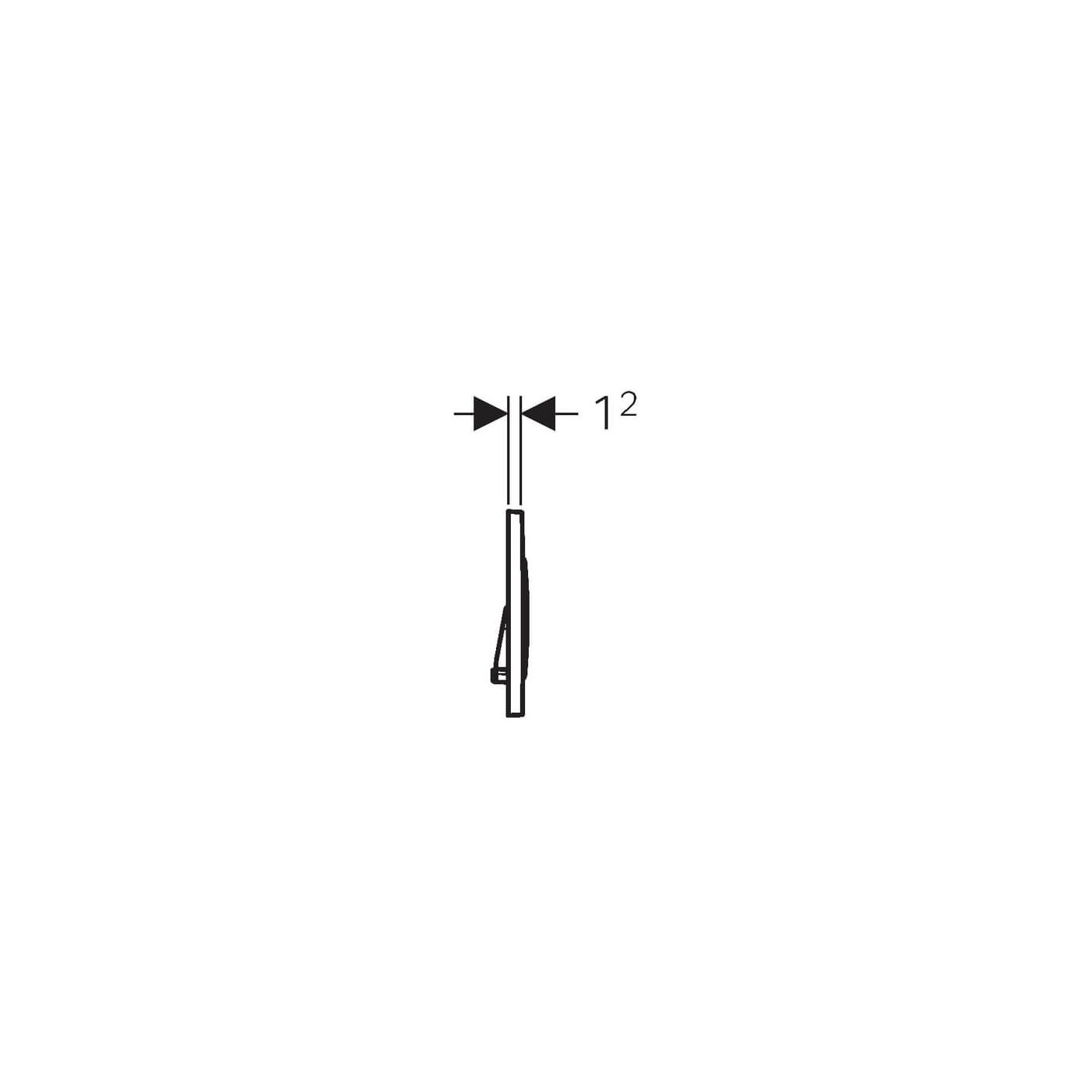 Przycisk Sigma 20 Chrom 115.882.JQ.1 Geberit Przycisk Sigma 20 Chrom 115.882.JQ.1 Geberit