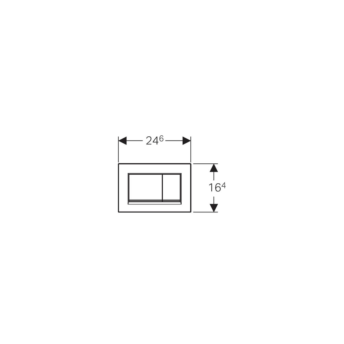 Przycisk Sigma 30 Chrom 115.883.KH.1 Geberit Przycisk Sigma 30 Chrom 115.883.KH.1 Geberit
