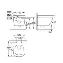 Muszla WC Wisząca Bezrantowa 49cm Triple Vortex 39206000 Grohe Muszla WC Wisząca Bezrantowa 49cm Triple Vortex 39206000 Grohe