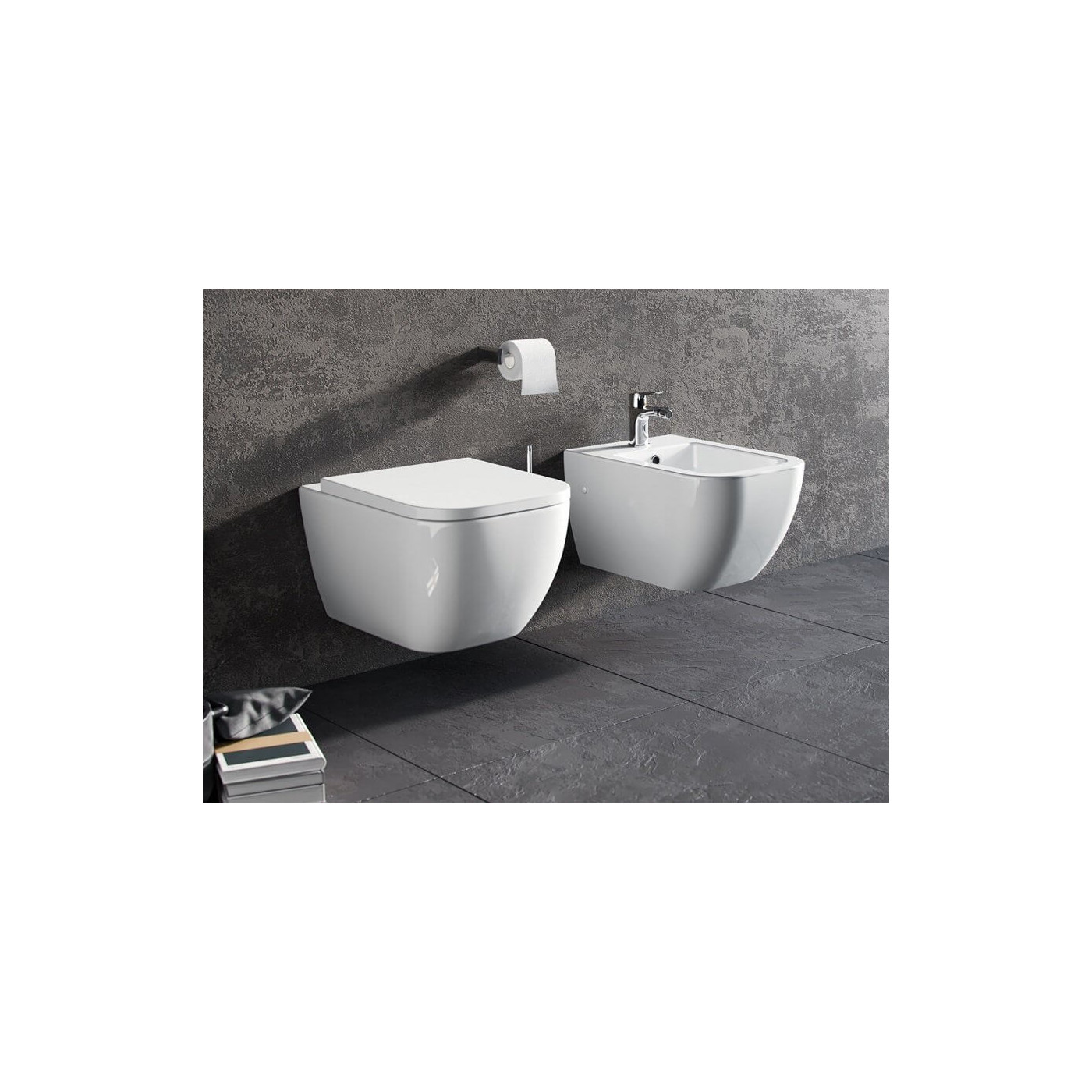 Bidet Wiszący Ness CENL.3506.500.WH Excellent Bidet Wiszący Ness CENL.3506.500.WH Excellent