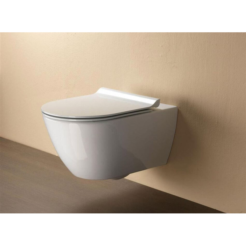 Muszla Wisząca Pura 50cm Bez Rantu + Zestaw Montażowy 881611+FISR GSI Muszla Wisząca Pura 50cm Bez Rantu + Zestaw Montażowy 881611+FISR GSI