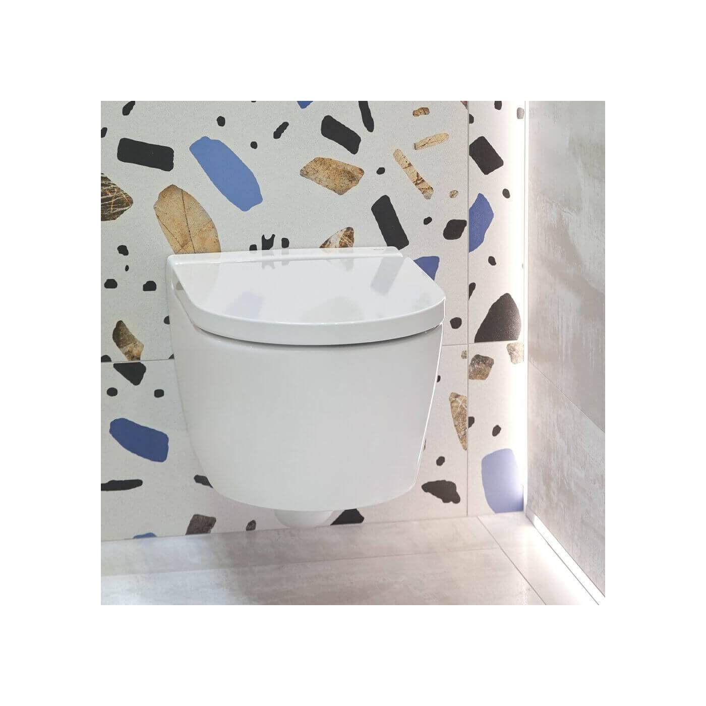 Miska WC Podwieszana Rimless Round Compacto A346528000 Roca Miska WC Podwieszana Rimless Round Compacto A346528000 Roca