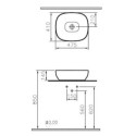 Outline Umywalka 47x40 cm 5994B403-0016 Vitra Outline Umywalka 47x40 cm 5994B403-0016 Vitra