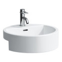 Umywalka Półblatowa 460 mm Living City Biały H8134310001041 Laufen Umywalka Półblatowa 460 mm Living City Biały H8134310001041 Laufen