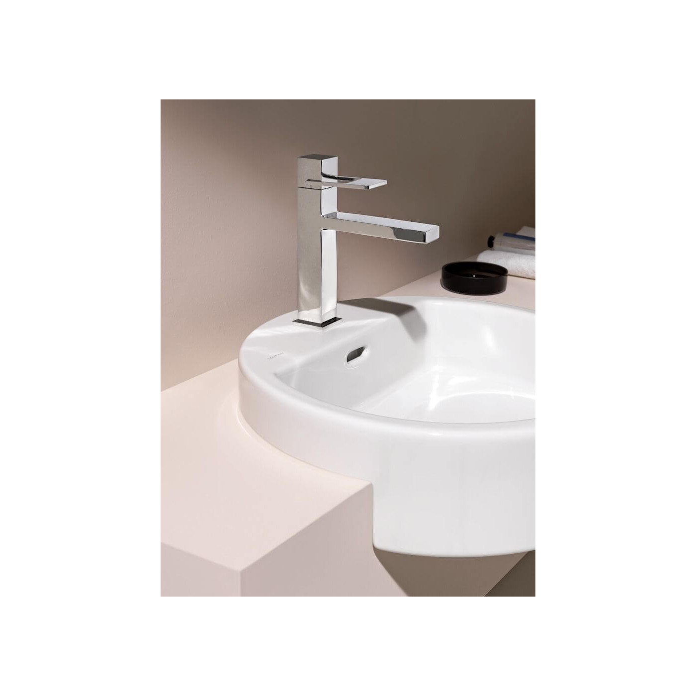Umywalka Półblatowa 460 mm Living City Biały H8134310001041 Laufen Umywalka Półblatowa 460 mm Living City Biały H8134310001041 Laufen