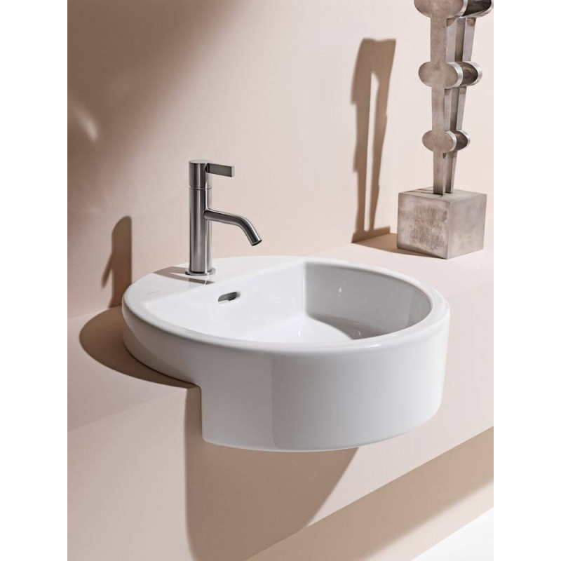 Umywalka Półblatowa 460 mm Living City Biały H8134310001041 Laufen Umywalka Półblatowa 460 mm Living City Biały H8134310001041 Laufen