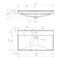 Umywalka Maxxi 80x46 145810 Elita Umywalka Maxxi 80x46 145810 Elita