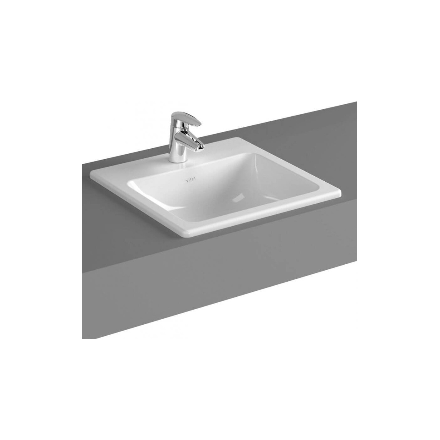 Umywalka Wpuszczana W Blat S20 55x45x17 5465B003-0001 Vitra Umywalka Wpuszczana W Blat S20 55x45x17 5465B003-0001 Vitra