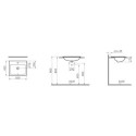 Umywalka Wpuszczana W Blat S20 55x45x17 5465B003-0001 Vitra Umywalka Wpuszczana W Blat S20 55x45x17 5465B003-0001 Vitra
