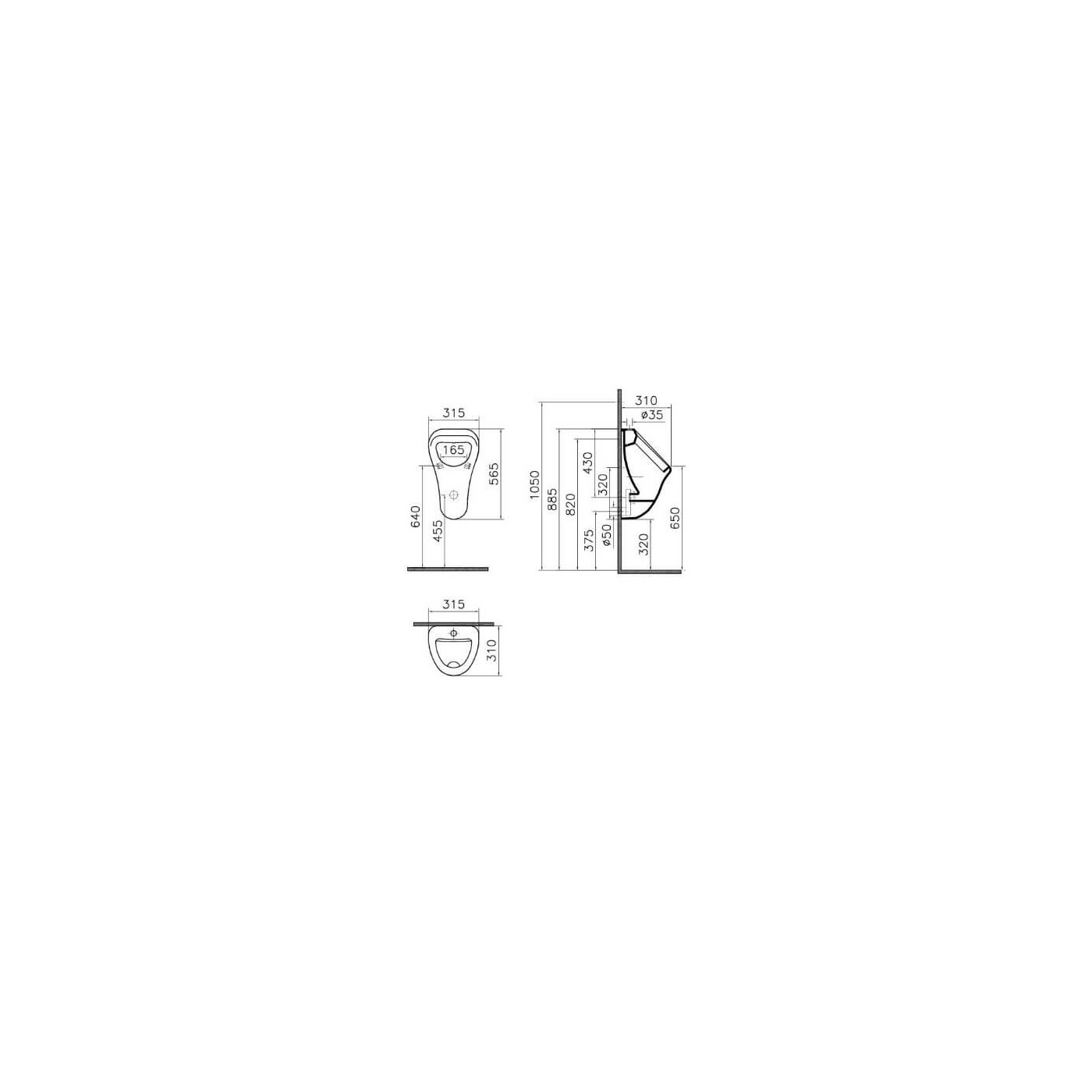 Pisuar Classic 6202B003-0198 Vitra Pisuar Classic 6202B003-0198 Vitra