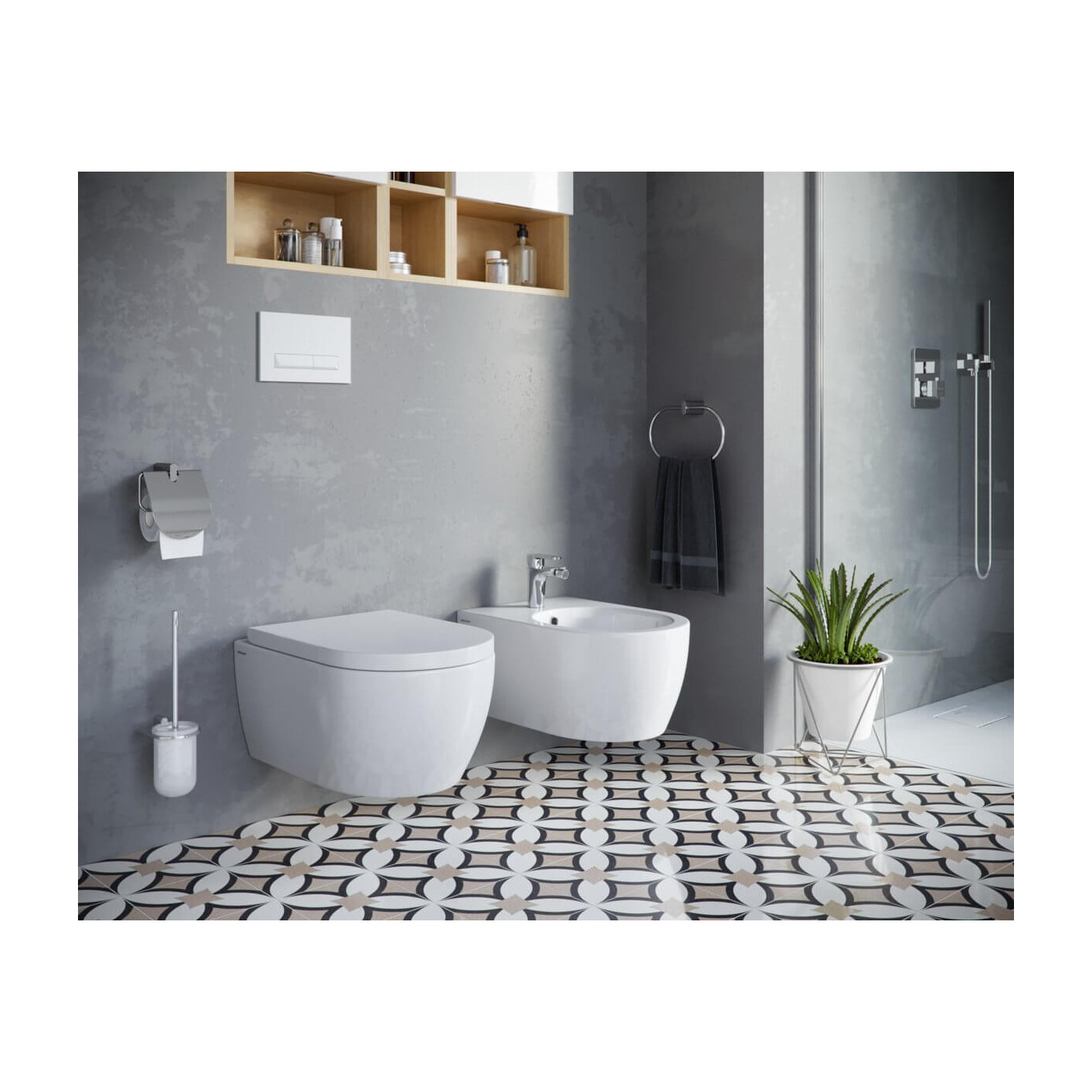 Bidet Wiszący Doto CEEX.1506.537.WH Excellent Bidet Wiszący Doto CEEX.1506.537.WH Excellent