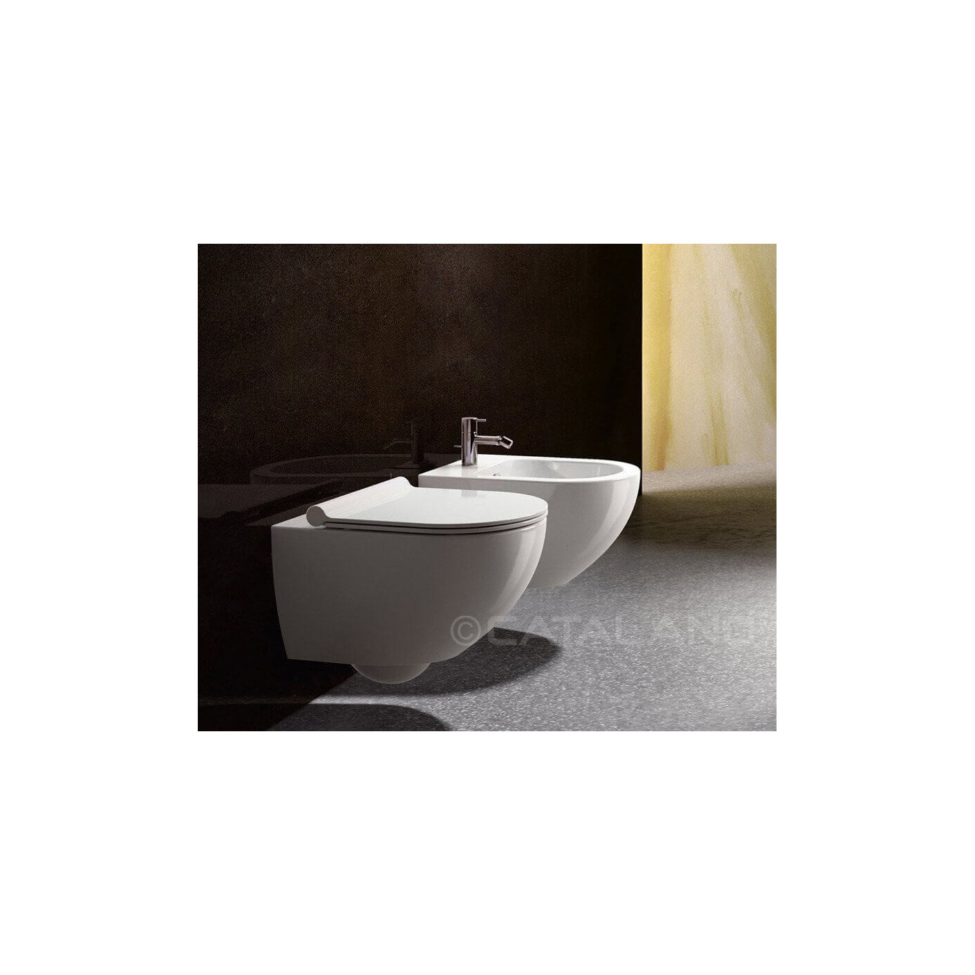 Bidet Wiszący Sfera 50 Z Zestawem Montażowym 1BSS5000+5KFST00 Catalano Bidet Wiszący Sfera 50 Z Zestawem Montażowym 1BSS5000+5KFST00 Catalano