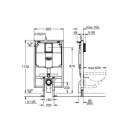 Stelaż Do WC 80mm Rapid SL 62x113 38994000 Grohe Stelaż Do WC 80mm Rapid SL 62x113 38994000 Grohe