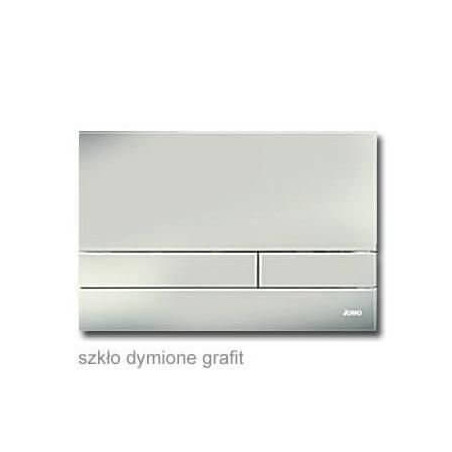 Przycisk Exclusive Szkło Dymione Grafit Ramka Chrom 167-41001901-00 Werit Jomo