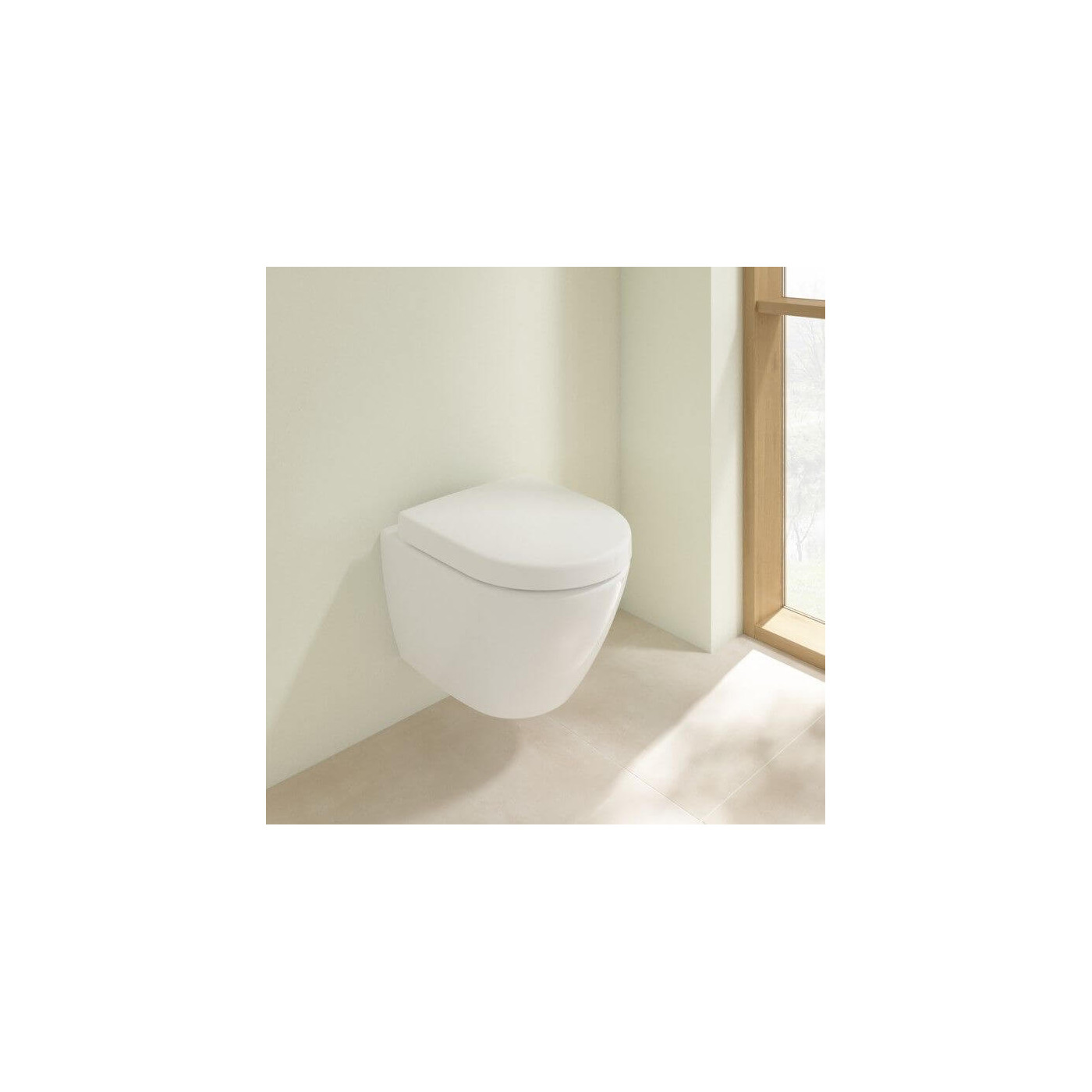 Miska WC Wisząca Subway 2.0 Compact 35,5x48 Bez Kołnierza 5606R001P Villeroy&Boch Miska WC Wisząca Subway 2.0 Compact 35,5x48 Bez Kołnierza 5606R001P Villeroy&Boch