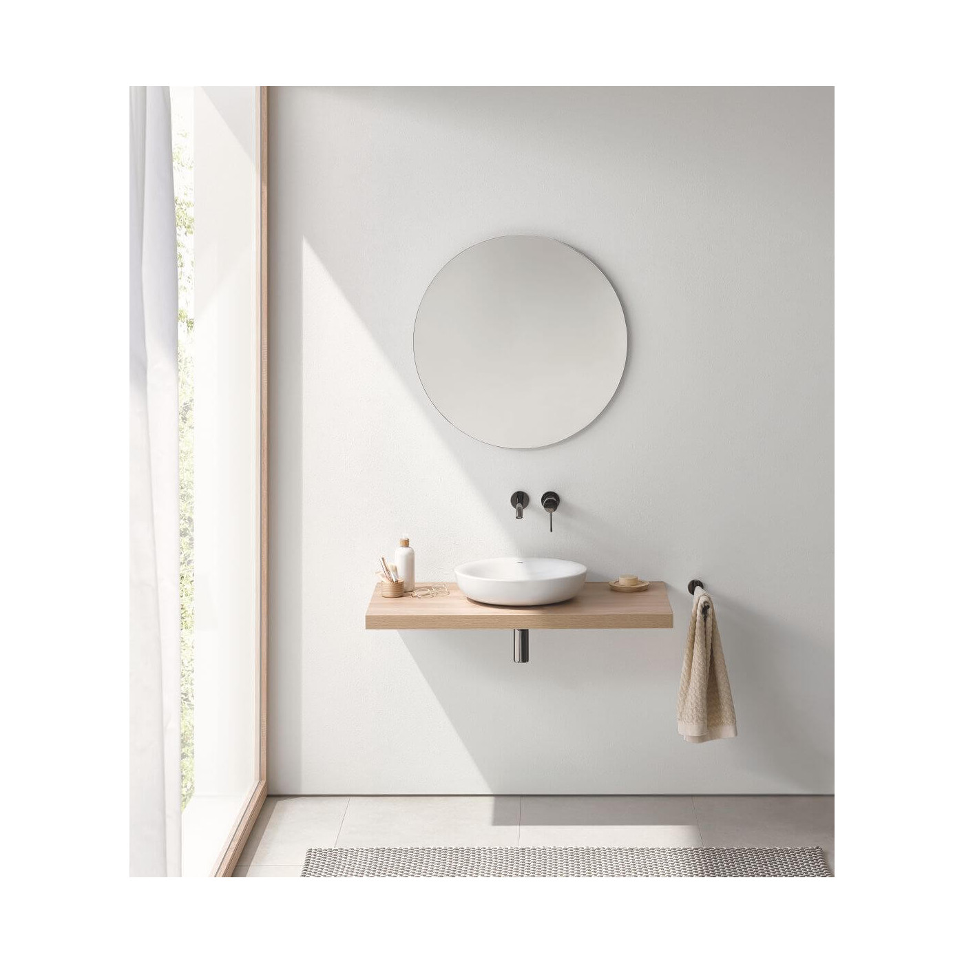 Umywalka Nablatowa 45 cm Essence Biel Alpejska 3960900H Grohe Umywalka Nablatowa 45 cm Essence Biel Alpejska 3960900H Grohe