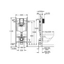 Stelaż WC Rapid SL 38840000 Grohe Stelaż WC Rapid SL 38840000 Grohe