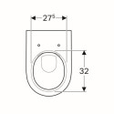 Muszla Wisząca 51x35 Acanto 500.600.01.2 Geberit Muszla Wisząca 51x35 Acanto 500.600.01.2 Geberit