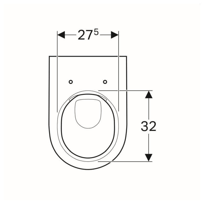 Muszla Wisząca 51x35 Acanto 500.600.01.2 Geberit Muszla Wisząca 51x35 Acanto 500.600.01.2 Geberit