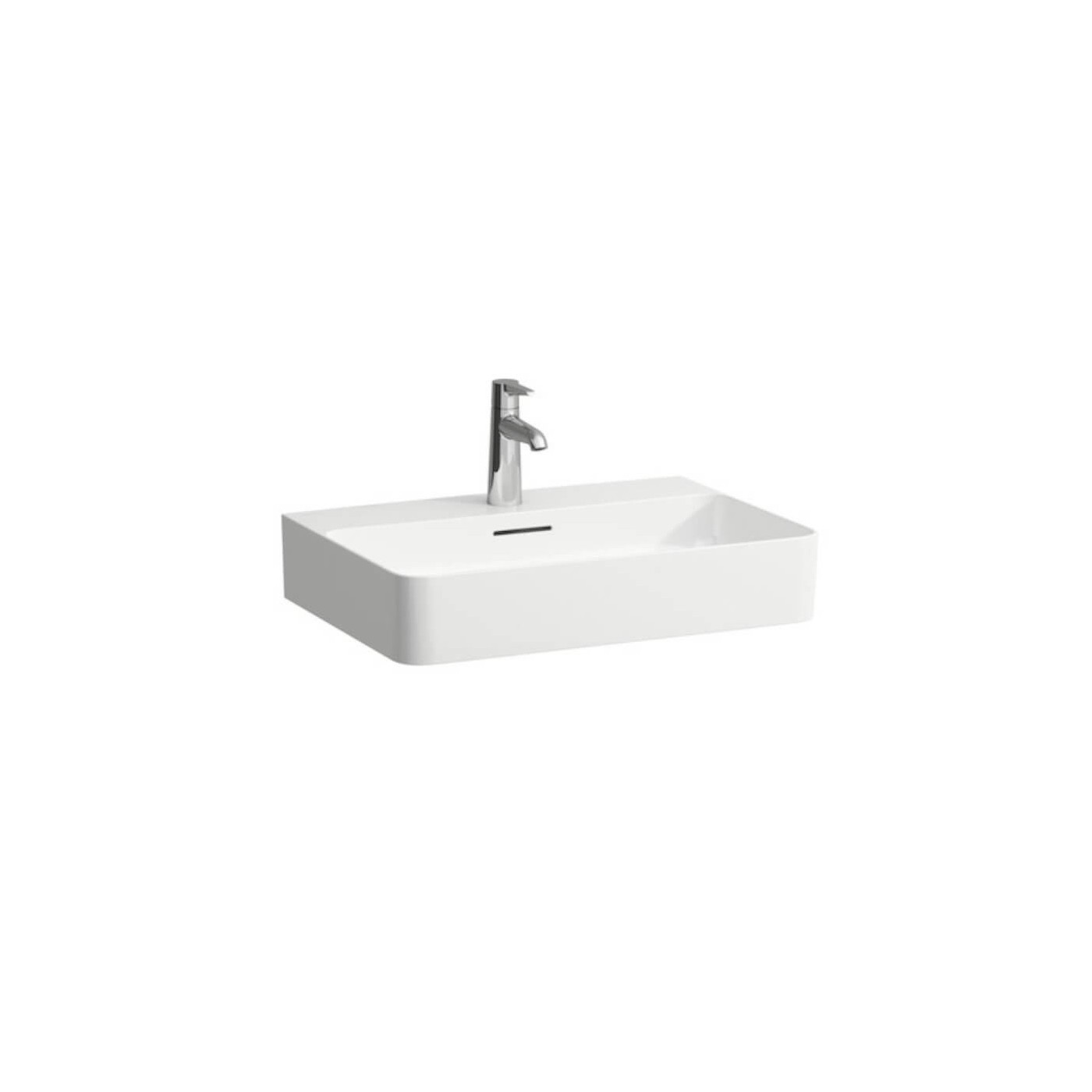 Umywalka Ścienna 600x420 mm Val Biały H8102830001041 Laufen Umywalka Ścienna 600x420 mm Val Biały H8102830001041 Laufen