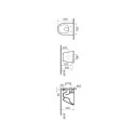 Muszla Wisząca 50x35,5 Integra 7040B003-0075 Vitra Muszla Wisząca 50x35,5 Integra 7040B003-0075 Vitra