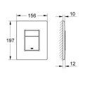 Przycisk Uruchamiający Do WC Skate Cosmopolitan Brushed Warm Sunset 38732DL0 Grohe Przycisk Uruchamiający Do WC Skate Cosmopolitan Brushed Warm Sunset 38732DL0 Grohe